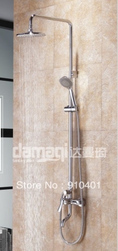 Wholesale And Retail Promotion Luxury Chrome Bathroom Rain Shower Faucet Bathtub Shower Mixer Tap Shower Column