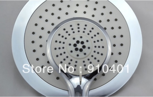 Wholesale And Retail Promotion NEW Chrome Round Bathroom Rain 8" Thin Shower Head & Hand Shower High Pressure