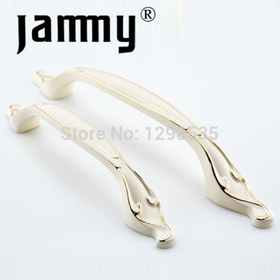 Hot selling 2014 update Ivory White furniture decorative kitchen cabinet handle high quality armbry door pull