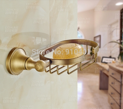 Wholesale And Retail Promotion Antique Brass Bathroom Accessories Soap Dish Holder Modern Soap Basket Holder