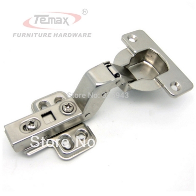 2pcs 40mm Cup Soft close Insert Hydraulic satin nickel kitchen cabinet furniture hardware hinges