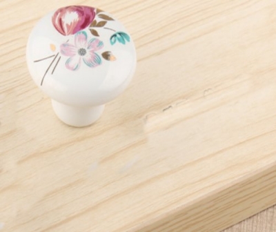 Single Hole Bronze Tulip Cabinet Wardrobe Cupboard Knob Drawer Door Pulls Handles MBS360-2