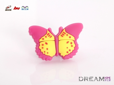 -Butterfly Pink dresser Knobs ,Nursery Decor /sweet girl Handle Pulls/ Children door pull