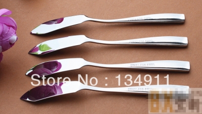 10 pcs Stainless Steel Cream Butter Knife Western Tableware Butter Oil Knife for Export, Wholesale Price