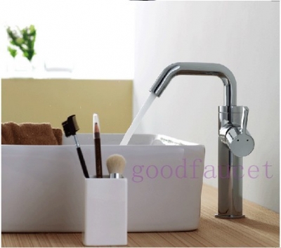 Wholesale And Retail Promotion Classic Solid One Handle Brass Bathroom Basin Faucet Chrome Finished Mixer Tap