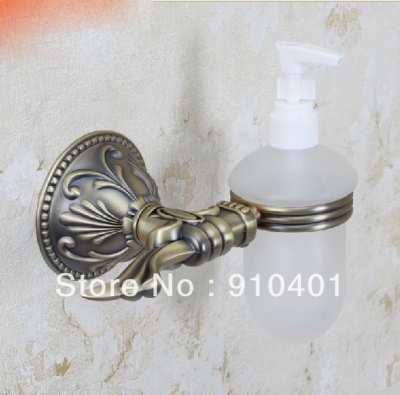 Wholesale And Retail Promotion Modern Wall Mounted Antique Bronze Pop Up Bathroom Brass Liquid Soap Dispenser [Soap Dispenser Soap Dish-4251|]