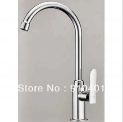 Wholesale And Retail Promotion NEW Swivel Spout Bath Basin Sink Faucet Single Handle Vessel Tap For Cold Water