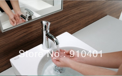Wholesale And Retail Promotion Modern Bathroom basin faucet vessel sink mixer tap single handle chrome finish