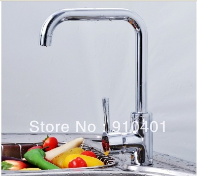 Wholesale And Retail Promotion NEW Single Handle Swivel Spout Kitchen Sink Bar Faucet Vessel Mixer Tap Chrome