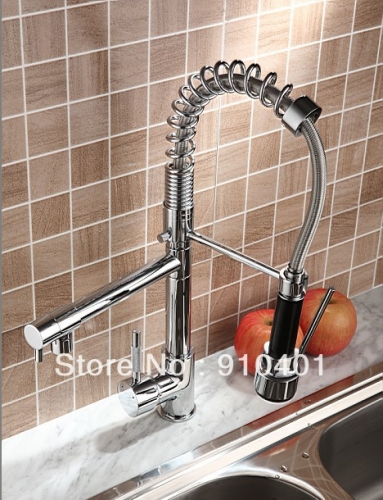 lowest price high quality pull out kitchen faucet.Solid Brass Spring faucets,sink mixer tapLX-2207