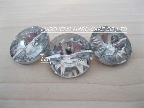 200PCS/LOT 20 MM SATELLITE HOLED CRYSTAL BUTTONS FOR SOFA INDUSTRY OR OTHER DECORATION FILEDS