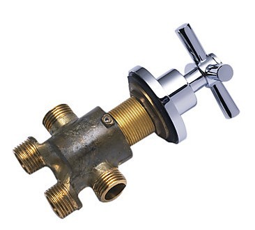 NEW Luxury brass bathroom faucet bathtub mixer tap widespread 5pcs chrome finish cross handle 