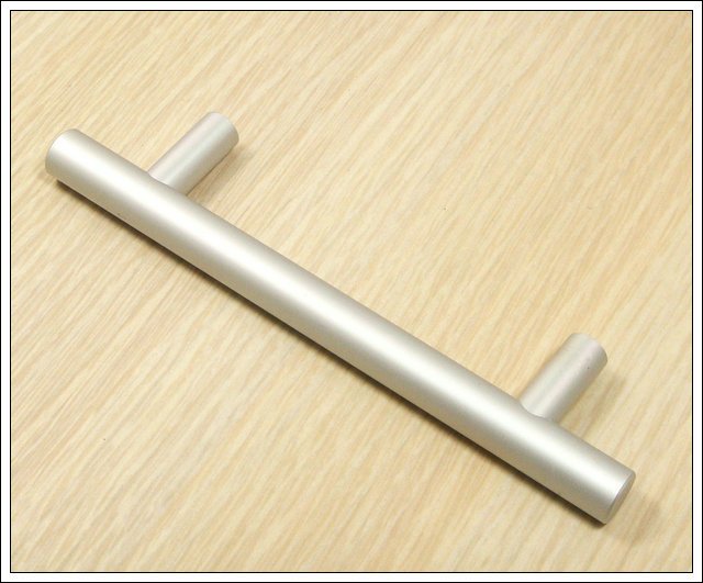 10Pcs Furniture Hardware Solid Aluminum Kitchen T Bar Handles And Drawer Cabinet Bar Handle  (C.C.:128mm,Length:176mm)