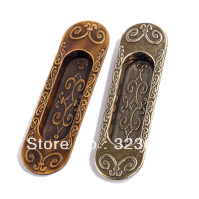 Europe&American style classical Slinding door handle zinc alloy antique pull for cupboard Free shipping