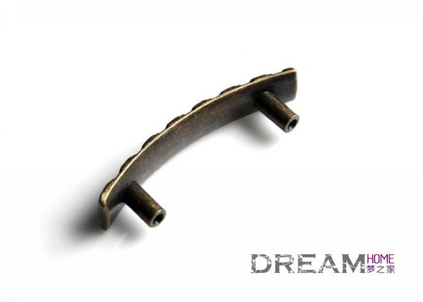 European  rural style furniture handle classical  bronze zinc alloy pull for cabinet   Free shipping
