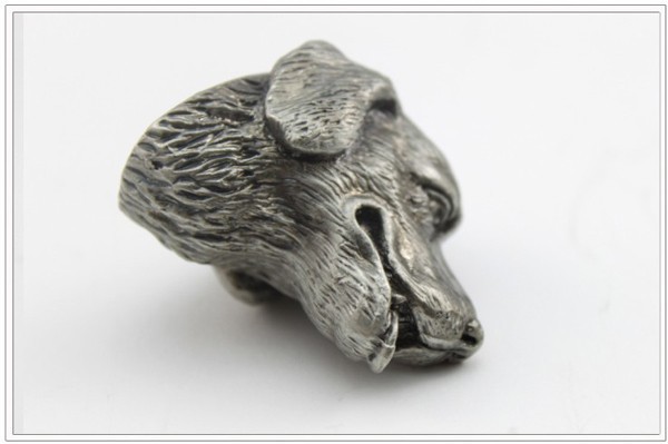 New classical European contracted style cupboard door drawer knobs ancient silver furniture handle/dog head pulls