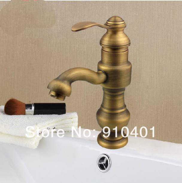 Wholesale And Retail Promotion Classic Antique Bronze Bathroom Basin Faucet Single Handle Vanity Sink Mixer Tap