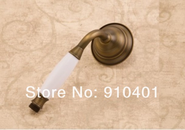 Wholdsale And Retail Promotion  Modern Antique Solid Brass 8" Rain Shower Faucet Set Bathtub Shower Mixer Tap