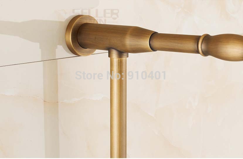 Wholesale And Retail Promotion NEW Luxury Antique Brass Rain Shower Faucet Ceramic Style Rain Shower Mixer Tap