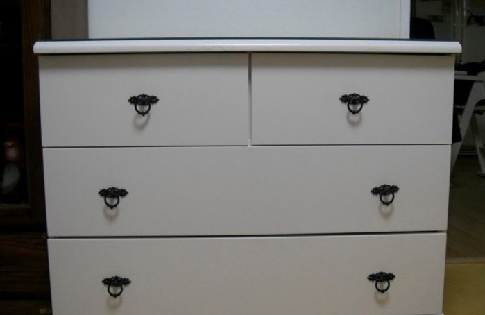 2x Antique Style Furniture Black Drawer Cabinet Cupboard Closet Handle Knob Black Mediterranean Style