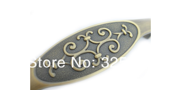 Antique Cabinet Closet  Handles Pulls Bars Knobs Euro Style Hole spacing 96mm Bronze A1113-B128