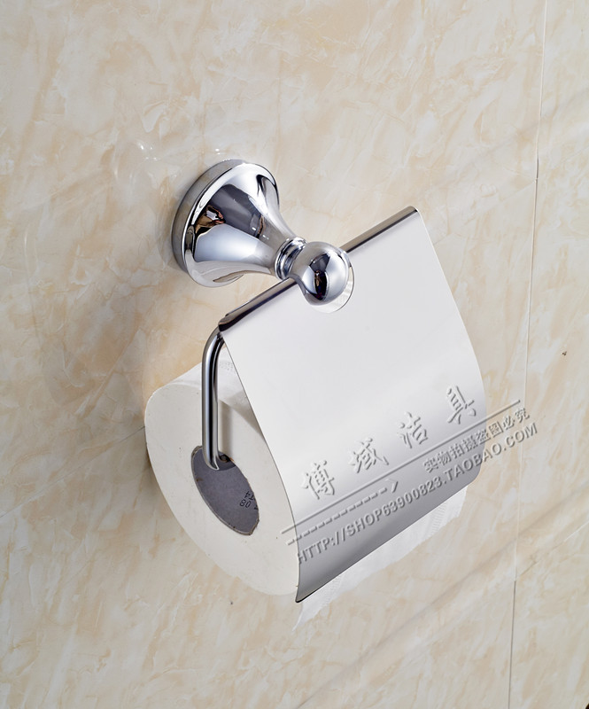 Stainless steel roll holder toilet paper holder bathroom towel rack paper holder toilet paper holder toilet paper box