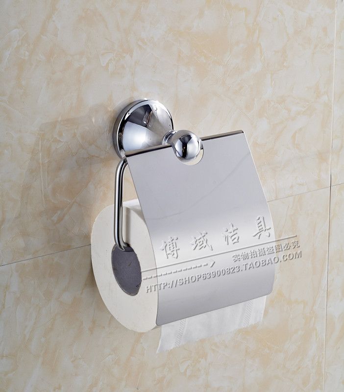 Stainless steel roll holder toilet paper holder bathroom towel rack paper holder toilet paper holder toilet paper box