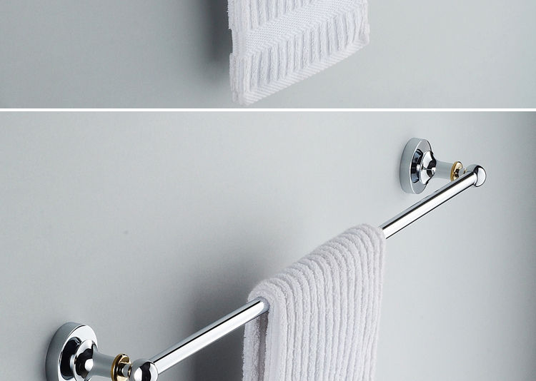 Towel rack copper single towel rack bathroom hardware New