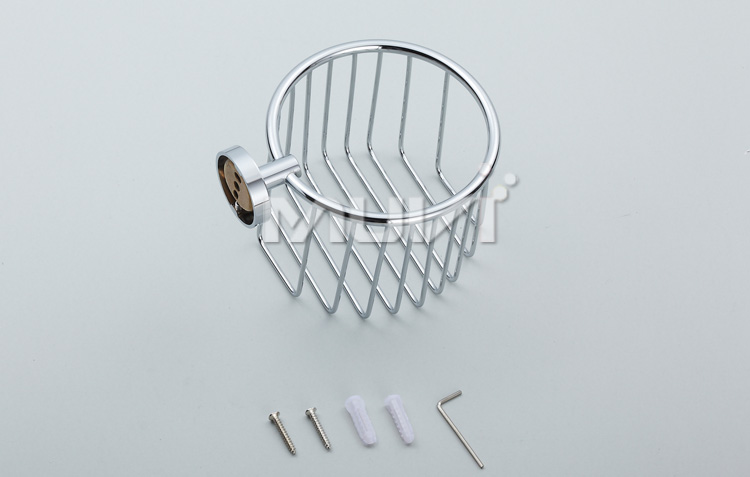 Bathroom brass paper basket , paper  holder bathroom accessories tissue box set