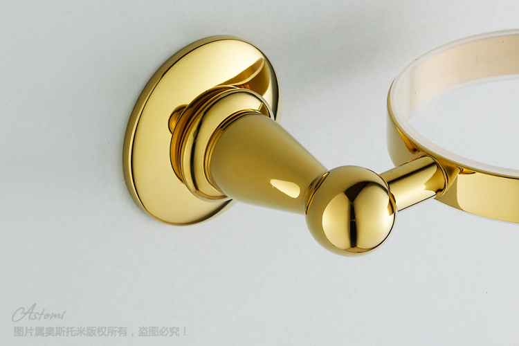 Gold plated toilet brush set , high quality toilet brush, Toilet Brush Holders