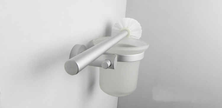 bathroom aluminum toilet brush toilet cup soft-bristle brush head bathroom accessories hardware accessories