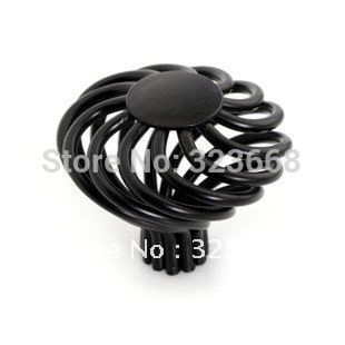 European style classical furniture handle black iron drawer pull fashion type cupboard handle quality goods Free shipping