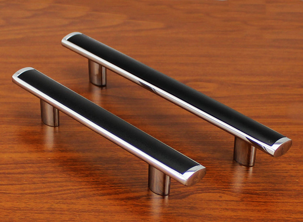 Modern Simple Fashion Black Furniture handle High quality zinc alloy closet and cabinet door knob 148mm drawer pull