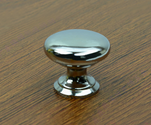 Modern Simple Single hole small knob Round chrome furniture handle Kitchen/Drawer/Cupboard pull