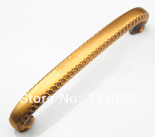 128mm Ancient Flower Handle Furniture Handles drawer handles Gold Bronze Wardrobe Handles