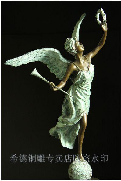 Bronze sculpture, copper sculpture crafts home decoration quality gift wings ds-338c