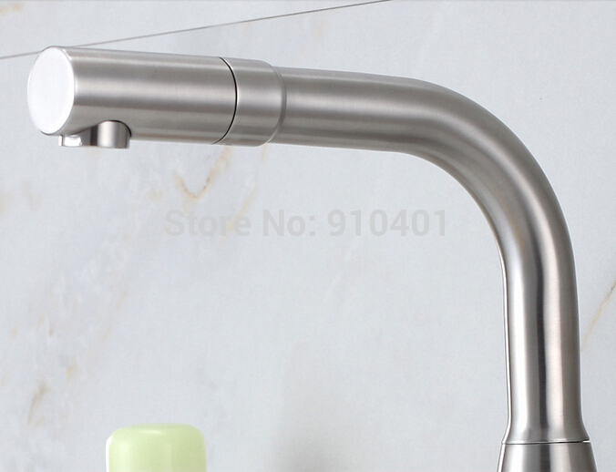 Wholesale And Retail Promotion Modern Brushed Nickel Bathroom Basin Faucet Single Handle Vanity Sink Mixer Tap