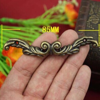 Antique jewelry box drawer handle alloy handle gift box accessories