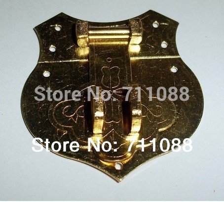 Copper pitch 50mm padlock lock bronze cross unlock vintage bronze lock mahogany furniture with Marriage