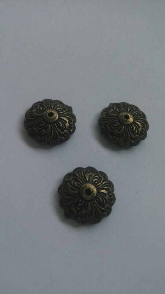 Zinc alloy flower nails decorative wooden gift box sheet metal pieces nails gasket