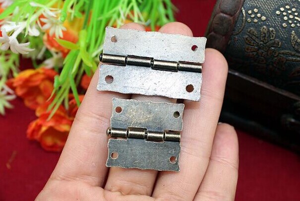 antique 1.5-inch alloy hinge wooden printing hinge gift hinge