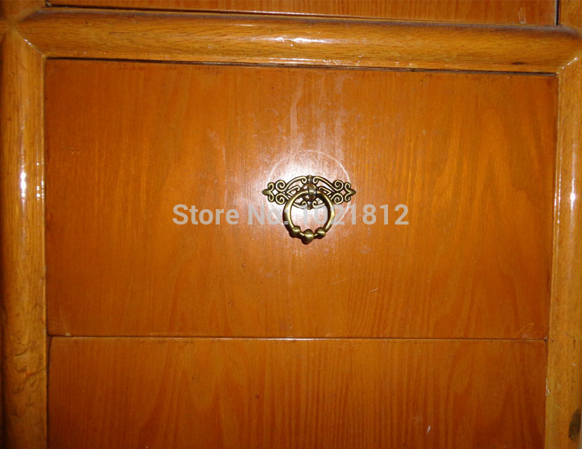 Antique Bronze Drawer Knob Zinc Alloy Color Kitchen Closet Dresser Handles Pulls Bar Drawer Knob Durable