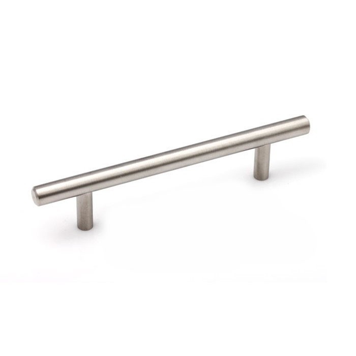Solid Stainless Steel Cabinet Handle Durable Cupboard Pull Kitchen Handles Bars Furniture Pulls 128mm Hole Spacing