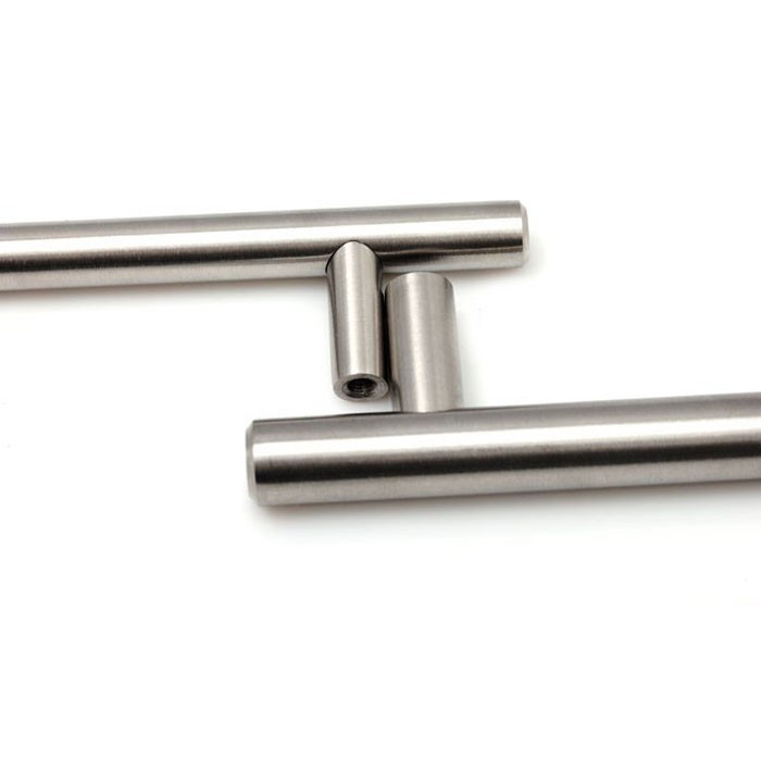 Solid Stainless Steel Cabinet Handle Durable Cupboard Pull Kitchen Handles Bars Furniture Pulls 128mm Hole Spacing