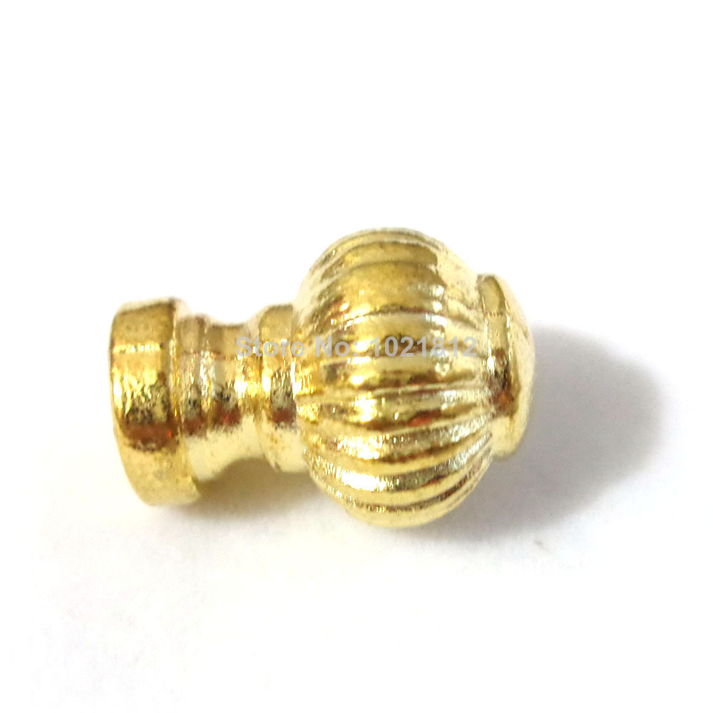 14mm Golden Little Cabinet Knobs Handles Pulls Drawer Handles Little Box Knob Dressing Box Jewelry Box Handles Wholesale