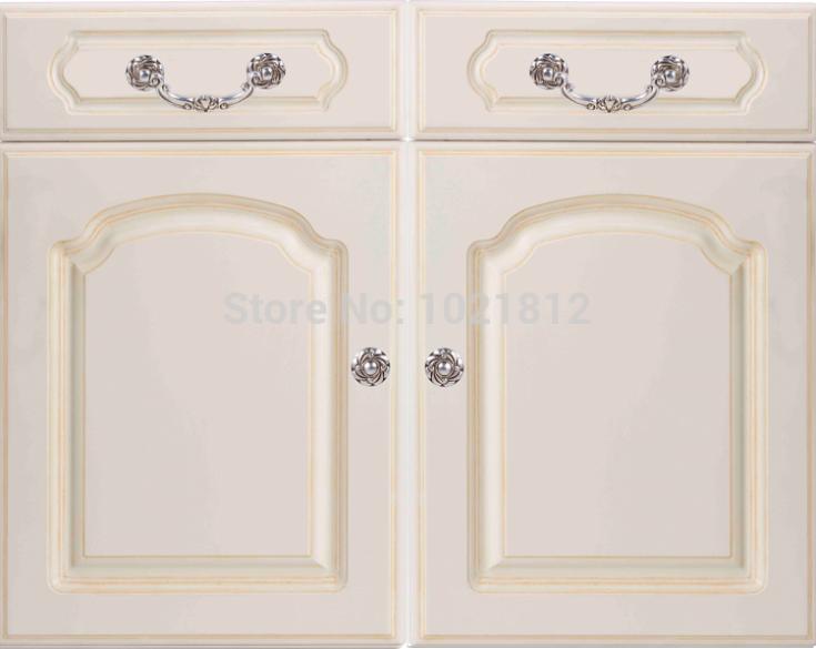 Antique Silver Drawer Handle Cabinet Door Handle Cupboard Handle Kitchen Drawer Handle Knob 128mm CC H1069-03