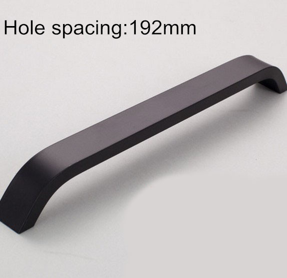 Cabinet Handle Space Aluminum Cupboard Drawer Kitchen Handles Pulls Bars 160mm Hole Spacing
