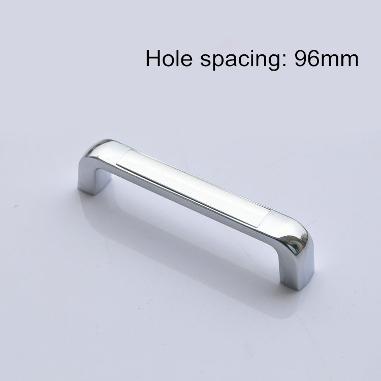 Zinc Alloy Cabinet Handle Cupboard Drawer Pull Bedroom Kitchen Handle Modern Furniture Pulls Bar White 160mmHole spacing