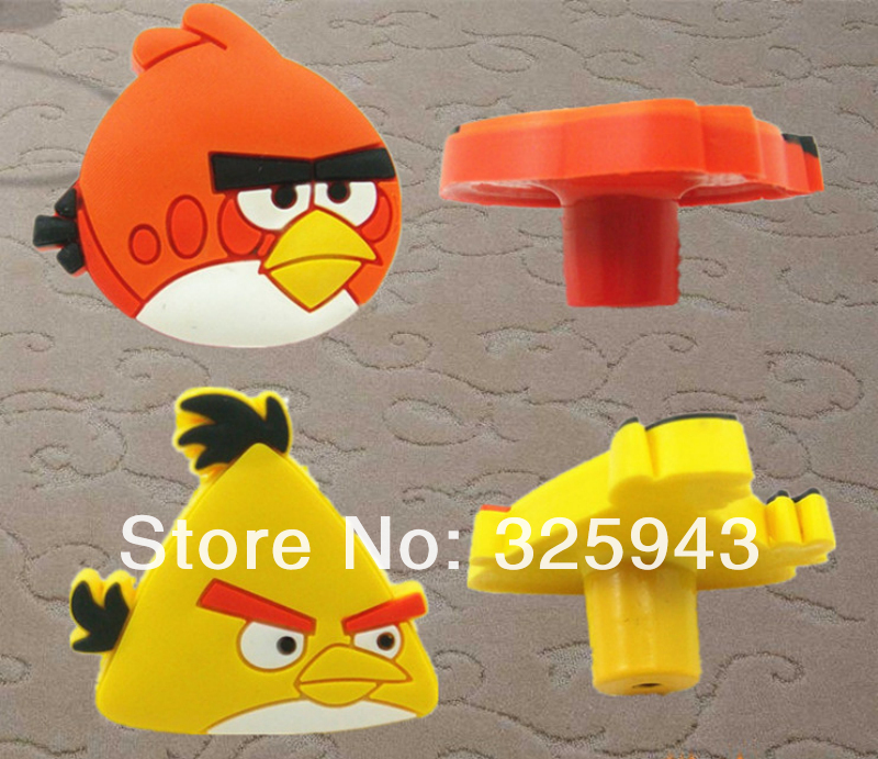 free shipping birds rubber drawer knob sepcial for Kids  furniture Cabinet drawer Pull knobs & Handle