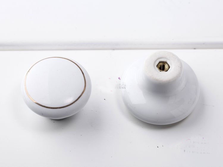 -D:38mm white Ceramic knob Cabinet DRAWER Pull KNOB Dresser knob pull/ Kitchen with screw 10pcs/lot